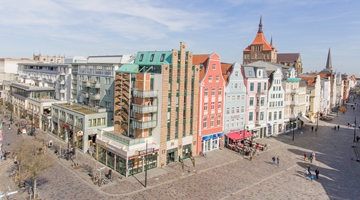 Wohn- und Geschäftshaus in der Rostocker Innenstadt