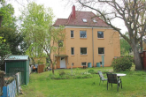 Familienidylle am Stadtwald Nähe Warnow - Zweifamilienhaus in Rostock - Gartenseite