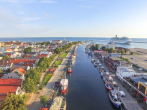 Alter Strom Blick - Wohnen im Herzen des Seebades Warnemünde – Helle 3-Zimmer Eigentumswohnung mit ca. 22 m² Westbalkon