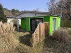 Hauansicht (2) - Neuwertiger Ferienbungalow mit Terrasse, Wärmepumpe und Eigengrundstück