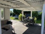 Überdachte Terrasse - Charmantes Wochendgrundstück in Börgerende- Rethwisch zu verkaufen