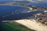 Ostsee und Seebad Warnemünde im eigenen Haus in Ruhe genießen - Seebad Warnemünde Strand und Yachthafen