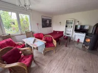 Wohnzimmer mit Kamin