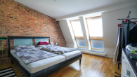 Schlafzimmer (Whg DG) - Einmalige Kapitalanlage in Top-Zustand: 15 Wohneinheiten + Penthouse in Berlin-Weißensee