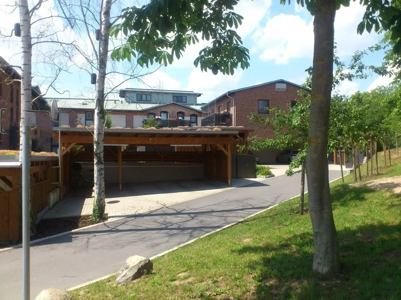 Vermietete 2-Zi.-Maisonette-Whg. mit Loggia und Carport-PKW-Stellplatz